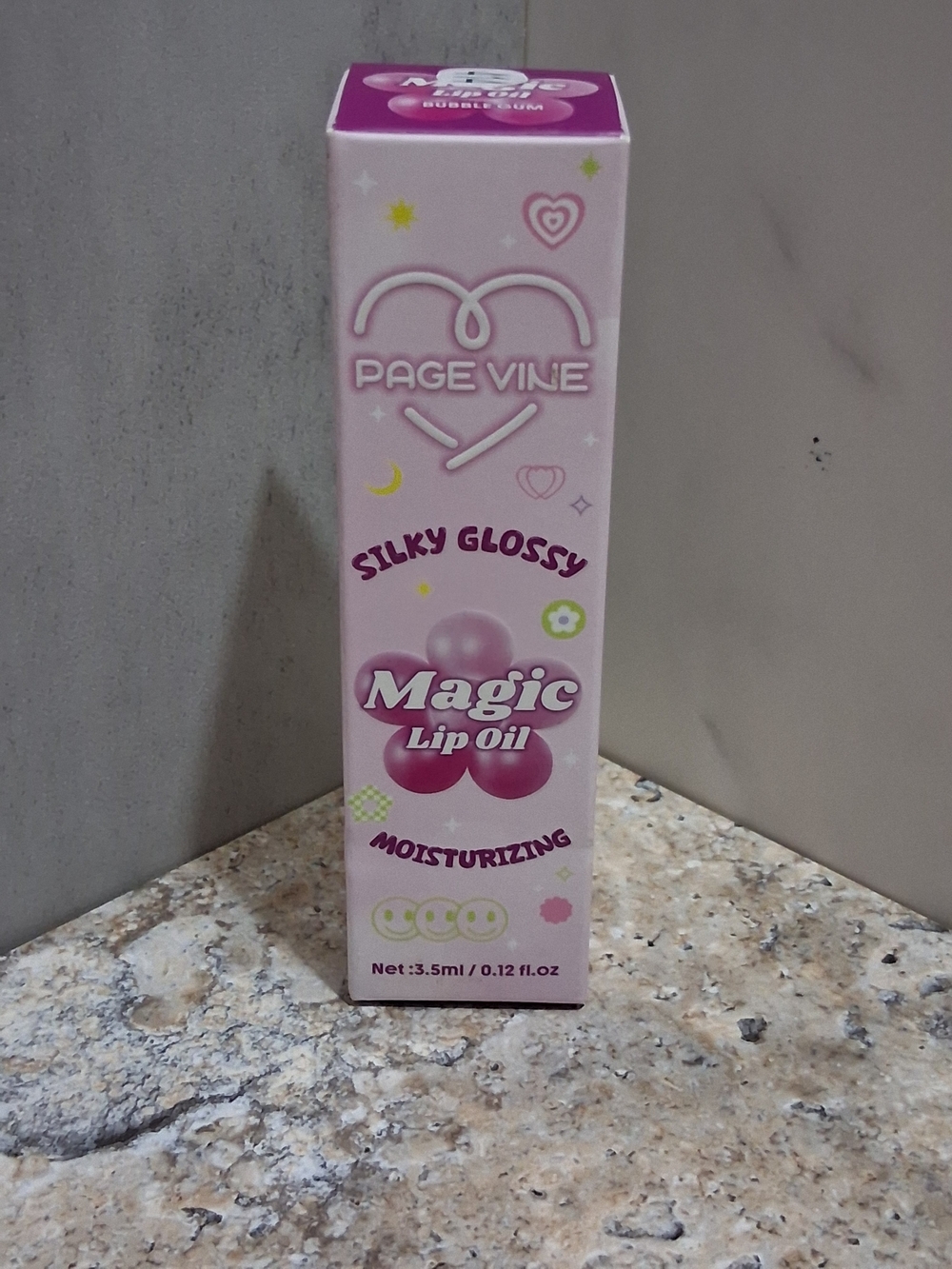 Magic Lip Oil — Silky Pink Moisturizing Lip Oil.. Bubble Gum
